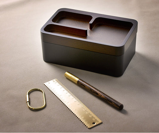 mordeco Zen Brass Key Ring, Minimalist Oval Key Holder with Twist Lock, Solid Brass EDC Ring for Keys, Bag Charm, Stylish Everyday Carry Tool